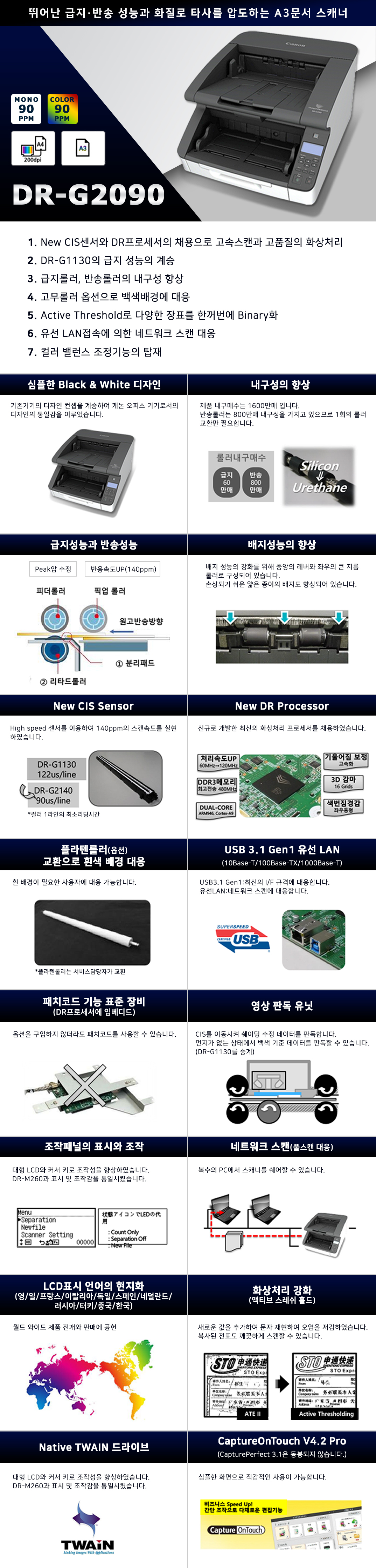 OMR스캐너 DR-G2090